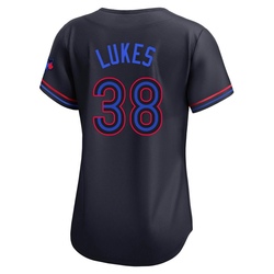 Nathan Lukes Women's Toronto Blue Jays Black Limited 2024 City Connect Jersey