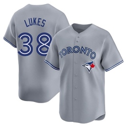 Nathan Lukes Youth Toronto Blue Jays Gray Limited Away Jersey