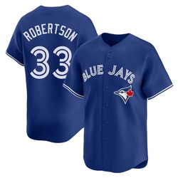 Nick Robertson Men's Toronto Blue Jays Royal Limited Alternate Jersey