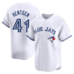 Pat Hentgen Men's Toronto Blue Jays White Limited Home Jersey