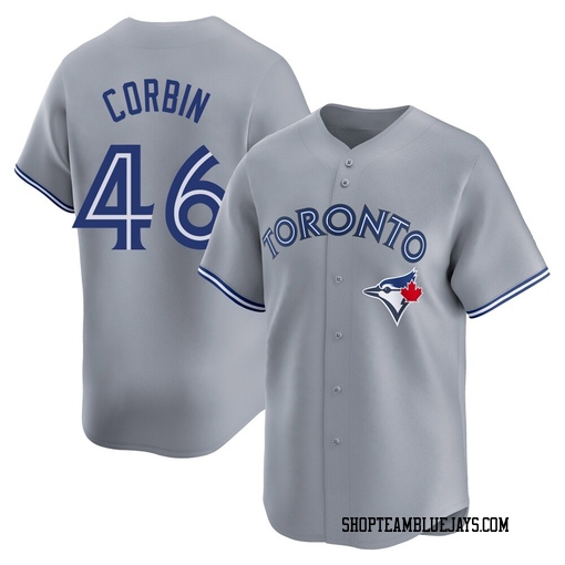 Patrick Corbin Men's Toronto Blue Jays Gray Limited Away Jersey