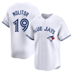 Paul Molitor Men's Toronto Blue Jays White Limited Home Jersey
