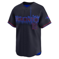 Roberto Alomar Men's Toronto Blue Jays Black Limited 2024 City Connect Jersey