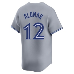 Roberto Alomar Men's Toronto Blue Jays Gray Limited Away Jersey
