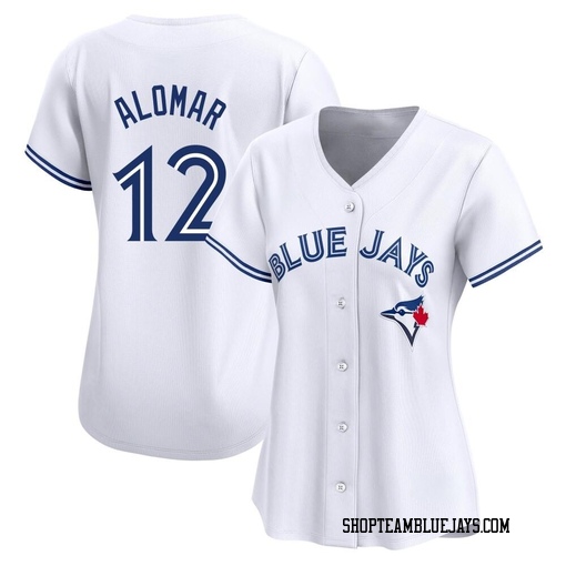 Roberto Alomar Women's Toronto Blue Jays White Limited Home Jersey