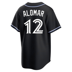 Roberto Alomar Youth Toronto Blue Jays Black Replica Fashion Out Jersey