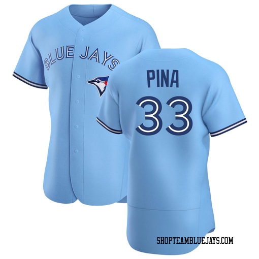 Robinson Pina Men's Toronto Blue Jays Blue Authentic Powder Alternate Jersey