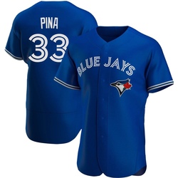 Robinson Pina Men's Toronto Blue Jays Royal Authentic Alternate Jersey