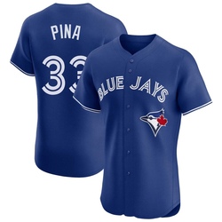 Robinson Pina Men's Toronto Blue Jays Royal Elite Alternate Jersey