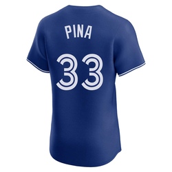 Robinson Pina Men's Toronto Blue Jays Royal Elite Alternate Jersey