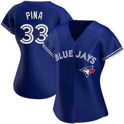 Robinson Pina Women's Toronto Blue Jays Royal Authentic Alternate Jersey