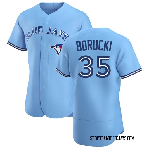 Ryan Borucki Men's Toronto Blue Jays Blue Authentic Powder Alternate Jersey