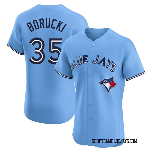 Ryan Borucki Men's Toronto Blue Jays Blue Elite Powder Alternate Jersey