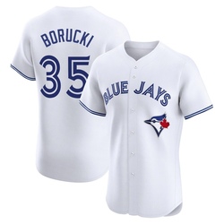 Ryan Borucki Men's Toronto Blue Jays White Elite Home Jersey