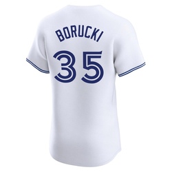Ryan Borucki Men's Toronto Blue Jays White Elite Home Jersey