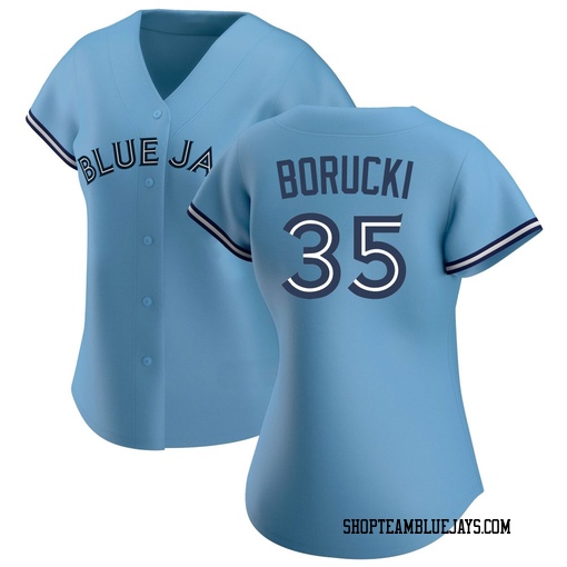 Ryan Borucki Women's Toronto Blue Jays Blue Authentic Jersey