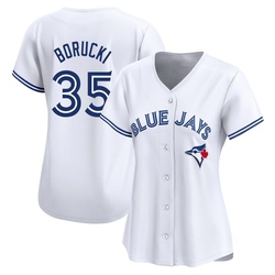 Ryan Borucki Women's Toronto Blue Jays White Limited Home Jersey