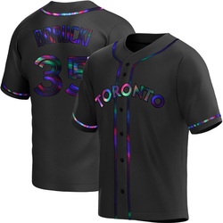 Ryan Borucki Youth Toronto Blue Jays Black Holographic Replica Alternate Jersey