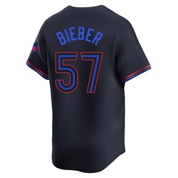 Shane Bieber Men's Toronto Blue Jays Black Limited 2024 City Connect Jersey