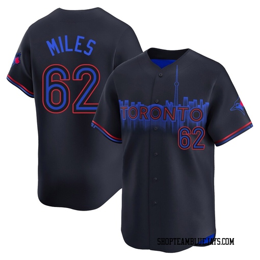 Spencer Miles Men's Toronto Blue Jays Black Limited 2024 City Connect Jersey