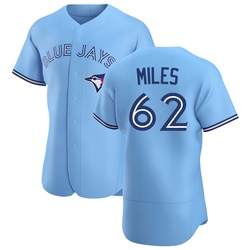 Spencer Miles Men's Toronto Blue Jays Blue Authentic Powder Alternate Jersey