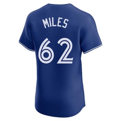 Spencer Miles Men's Toronto Blue Jays Royal Elite Alternate Jersey