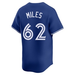 Spencer Miles Men's Toronto Blue Jays Royal Limited Alternate Jersey