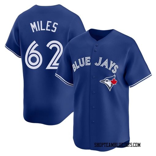 Spencer Miles Men's Toronto Blue Jays Royal Limited Alternate Jersey