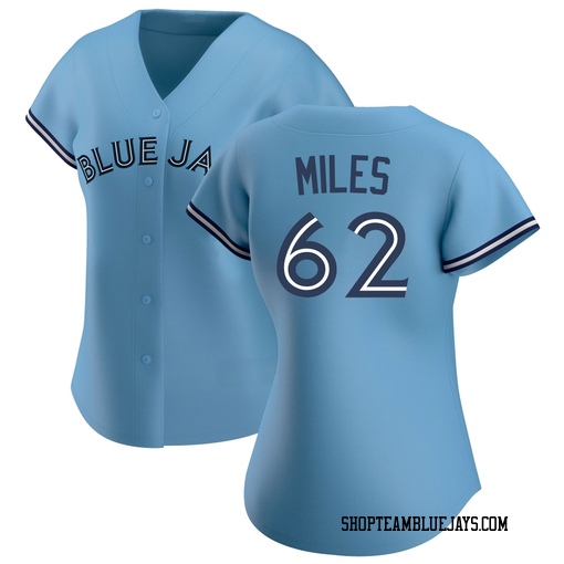 Spencer Miles Women's Toronto Blue Jays Blue Authentic Jersey