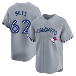 Spencer Miles Youth Toronto Blue Jays Gray Limited Away Jersey