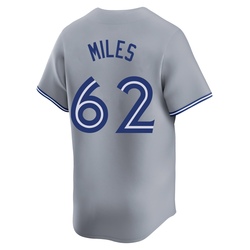 Spencer Miles Youth Toronto Blue Jays Gray Limited Away Jersey