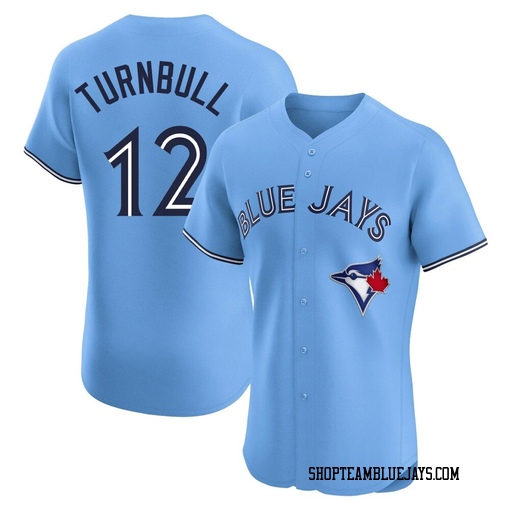 Spencer Turnbull Men's Toronto Blue Jays Blue Elite Powder Alternate Jersey