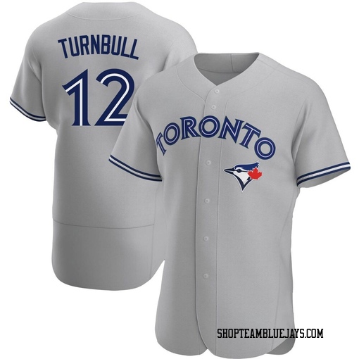 Spencer Turnbull Men's Toronto Blue Jays Gray Authentic Road Jersey