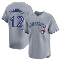 Spencer Turnbull Men's Toronto Blue Jays Gray Limited Away Jersey