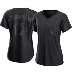 Spencer Turnbull Women's Toronto Blue Jays Black Replica Pitch Fashion Jersey