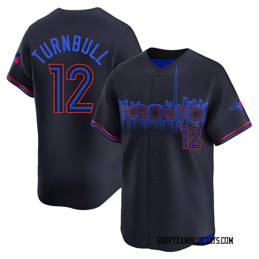 Spencer Turnbull Youth Toronto Blue Jays Black Limited 2024 City Connect Jersey