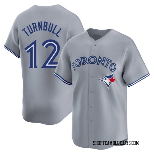 Spencer Turnbull Youth Toronto Blue Jays Gray Limited Away Jersey