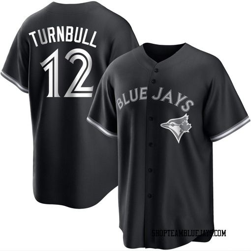 Spencer Turnbull Youth Toronto Blue Jays White Replica Black/ Jersey