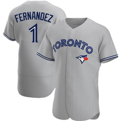 Tony Fernandez Men's Toronto Blue Jays Gray Authentic Road Jersey