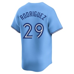 Yariel Rodriguez Men's Toronto Blue Jays Blue Limited Powder Alternate Jersey