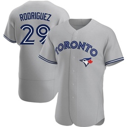 Yariel Rodriguez Men's Toronto Blue Jays Gray Authentic Road Jersey