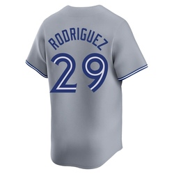 Yariel Rodriguez Men's Toronto Blue Jays Gray Limited Away Jersey