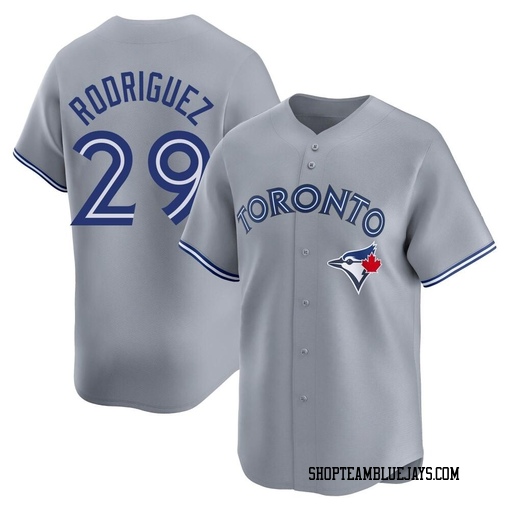 Yariel Rodriguez Men's Toronto Blue Jays Gray Limited Away Jersey