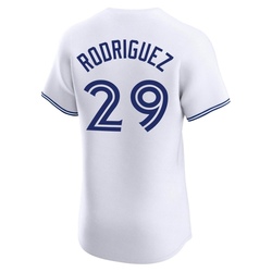 Yariel Rodriguez Men's Toronto Blue Jays White Elite Home Jersey