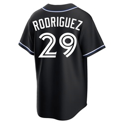 Yariel Rodriguez Youth Toronto Blue Jays Black Replica Fashion Out Jersey