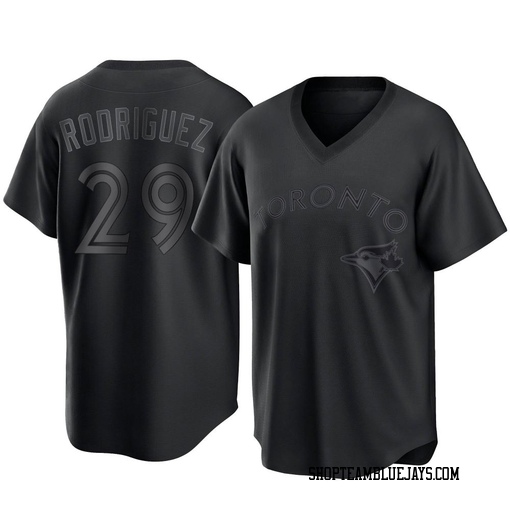 Yariel Rodriguez Youth Toronto Blue Jays Black Replica Pitch Fashion Jersey
