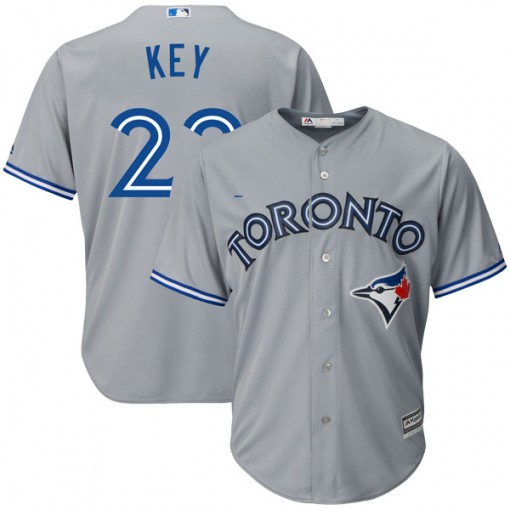 Jimmy Key Men's Toronto Blue Jays Gray 